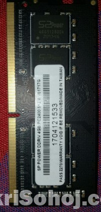 4GB DDR4 RAM 2400 bus for Laptop